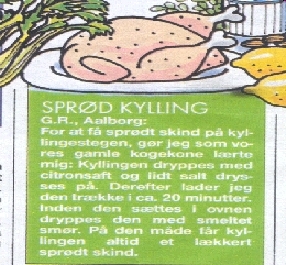 Kylling Sprødt Skind